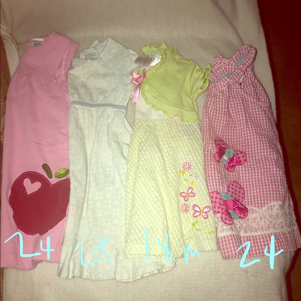 Dresses /tops 24m /2Toddlers